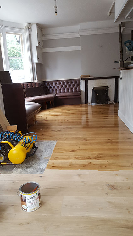 Wood floor fitting London