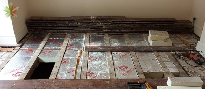 Insulating Suspended Timber Floors, How To Insulate Hardwood Floors