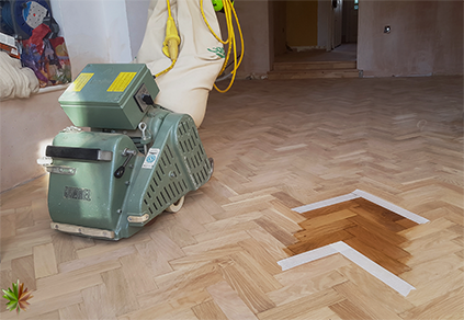 Reclaimed Parquet Floor Installation Refinishing Surrey