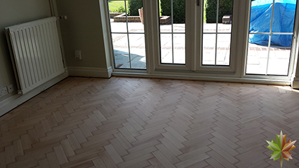Pine floor renowation